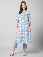Printed Cotton Kurta Set